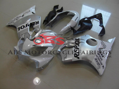 Honda CBR600F4i (2004-2007) Silver & White REPSOL Fairings