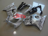 Silver & White REPSOL Fairing Kit for a 2004, 2005, 2006, 2007 Honda CBR600F4i motorcycle