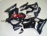 Gloss Black Fairing Kit for a 2001, 2002, 2003 Honda CBR600F4i motorcycle