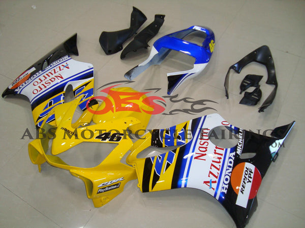 Honda CBR600F4i (2001-2003) Yellow, White, Black & Blue Fairings