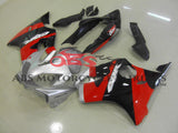 Black, Red & Silver Fairing Kit for a 2004, 2005, 2006, 2007 Honda CBR600F4i motorcycle