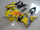Yellow, Black & Silver Fairing Kit for a 2004, 2005, 2006, 2007 Honda CBR600F4i motorcycle