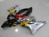 Black, Silver and Yellow fairing kit for Honda CBR600FS (1999-2000) motorcycles, OEM Grade Injection Molded pieces