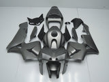 Matte Dark Silver Fairing Kit for a 2005 and 2006 Honda CBR600RR motorcycle