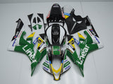 Honda CBR600RR (2007-2008) Green, White, Black & Yellow Linear Fairings