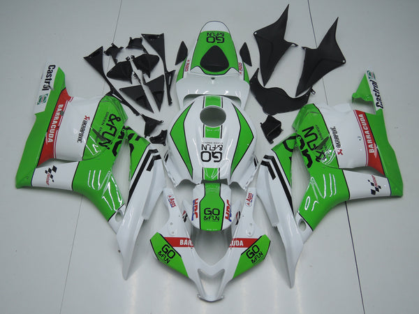 Honda CBR600RR (2009-2012)  White, Green, Black & Red Go&Fun Fairings