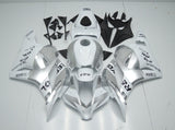 Pearl White and Silver Repsol Fairing Kit for a 2009, 2010, 2011 & 2012 Honda CBR600RR motorcycle