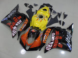 Black, Orange, Yellow and Red Rossi Fairing Kit for a 2009, 2010, 2011 & 2012 Honda CBR600RR motorcycle