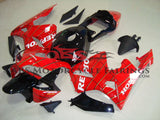 Red and Black Spider Man Repsol Fairing Kit for a 2003, 2004 Honda CBR600RR motorcycle