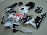 Black and White Fairing Kit for a 2003 and 2004 Honda CBR600RR motorcycle