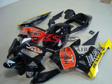 Honda CBR600RR (2003-2004) Black & Orange HM Plant Race Fairings