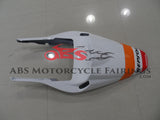 Orange, Red and White Repsol Fairing Kit for a 2003, 2004 Honda CBR600RR motorcycle Tail Fairings