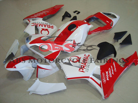 Honda CBR600RR (2003-2004) White & Red Pramac Race Fairings