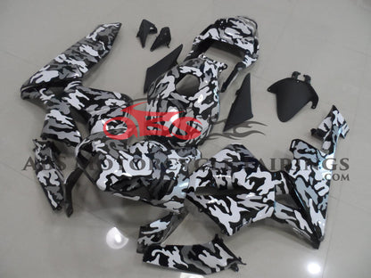 Honda CBR600RR (2003-2004) Camouflage Black, White & Grey Fairings