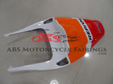 Orange, White and Red Repsol Racing Fairing Kit for a 2005, 2006 Honda CBR600RR motorcycle