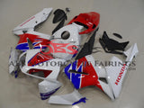 Honda CBR600RR (2005-2006) White, Red & Blue HRC Fairings