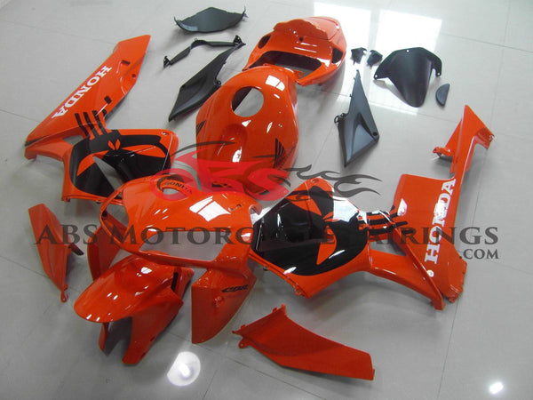 Honda CBR600RR (2005-2006) Orange & Black Skull Fairings