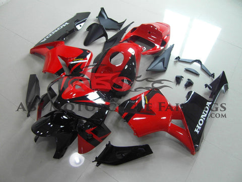 Honda CBR600RR (2005-2006) Black & Red Fairings