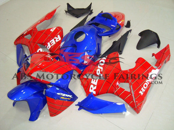 Honda CBR600RR (2005-2006) Red & Blue Spider Man Fairings