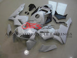 Matte White Fairing Kit for a 2005, 2006 Honda CBR600RR motorcycle