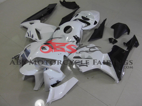 White with Special Decals 2005-2006 Honda CBR600RR