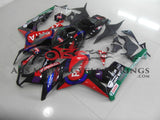 Black and Red Pata Race Fairing Kit for a 2007, 2008 Honda CBR600RR motorcycle
