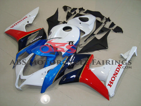 Honda CBR600RR (2007-2008) White, Blue & Red Fireblade Fairings