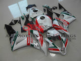 White, Red and Green Castrol Racing Fairing Kit for a 2007, 2008 Honda CBR600RR motorcycle
