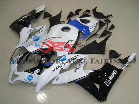 Honda CBR600RR (2007-2008) White, Black & Blue Konica Fairings