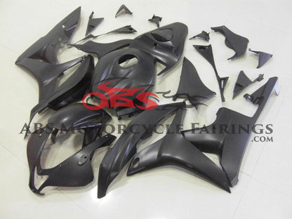All Matte Black Fairing Kit for a 2007, 2008 Honda CBR600RR motorcycle
