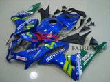 Blue and Green Movistar Fairing Kit for a 2009, 2010, 2011 & 2012 Honda CBR600RR motorcycle