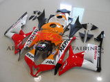 Honda CBR600RR (2007-2008) Orange, Red & White Repsol Fairings