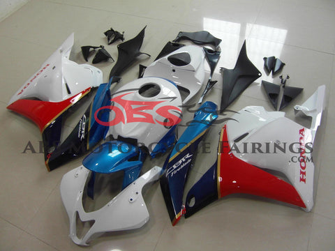Honda CBR600RR (2009-2012) White, Blue & Red Fireblade Fairings