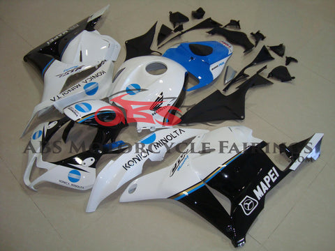 Honda CBR600RR (2009-2012) White, Black & Blue Konica Minolta Fairings