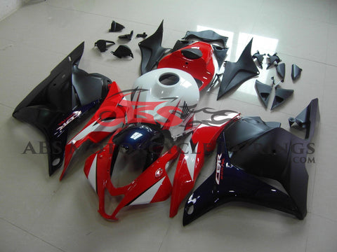 Honda CBR600RR (2009-2012) Red, White, Dark Blue & Black FairingsHonda CBR600RR (2009-2012) Red, White, Matte Black & Dark Blue Fairings