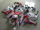 White and Red PATA Fairing Kit for a 2009, 2010, 2011 & 2012 Honda CBR600RR motorcycle