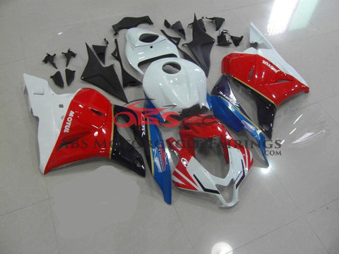 Honda CBR600RR (2009-2012) White, Red, Black & Blue TT Legends Fairings
