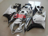 White, Black and Gray Fairing Kit for a 2009, 2010, 2011 & 2012 Honda CBR600RR motorcycle