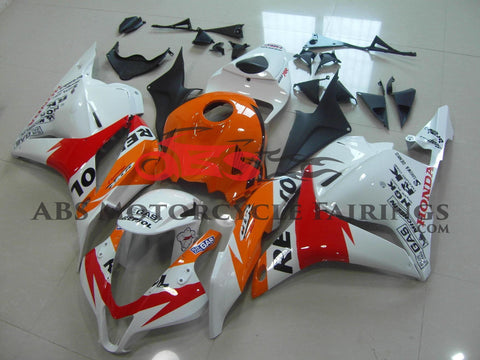 Honda CBR600RR (2009-2012) White, Orange & Red Repsol Fairings