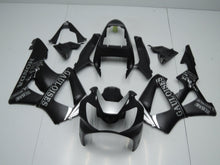 Matte Black and Silver Fairing Kit for a 2000 and 2001 Honda CBR900RR 929 motorcycle