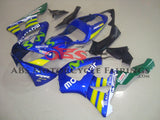 Blue Movistar Fairing Kit for a 2000 and 2001 Honda CBR900RR 929 motorcycle
