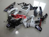Black and White Repsol Fairing Kit for a 2000 and 2001 Honda CBR900RR 929 motorcycle.