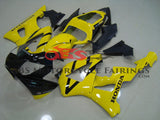 Yellow and Black Fairing Kit for a 2000 and 2001 Honda CBR900RR 929 motorcycle
