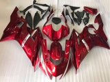 Red and White Fairing Kit for a 2017, 2018, 2019 & 2020 Yamaha YZF-R6 motorcycle