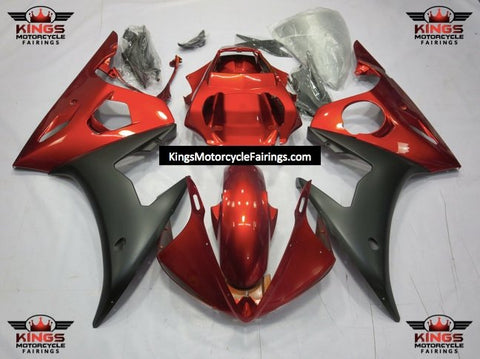 Yamaha YZF-R6 (2005) Candy Orange & Matte Black Fairings