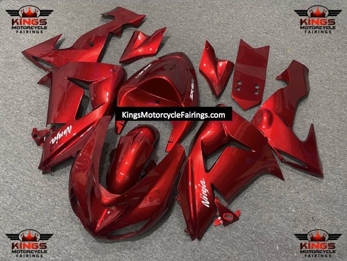 Fairing Kit For A Kawasaki ZX10R (2006-2007) Candy Red at KingsMotorcycleFairings.com