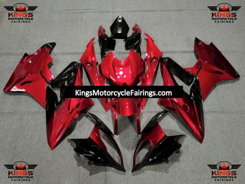BMW S1000RR (2009-2014) Candy Red & Black Fairings