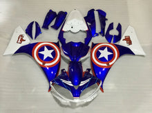 Yamaha YZF-R1 (2009-2011) Blue, White & Red Captain America Fairings