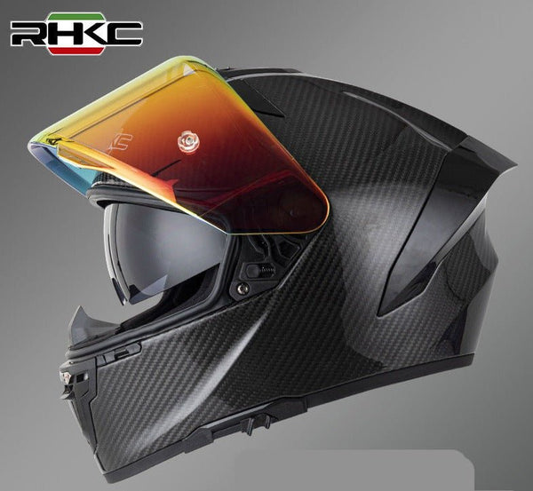 Carbon Fiber 3k RHKC 360 Motorcycle Helmet at KingsMotorcycleFairings.com