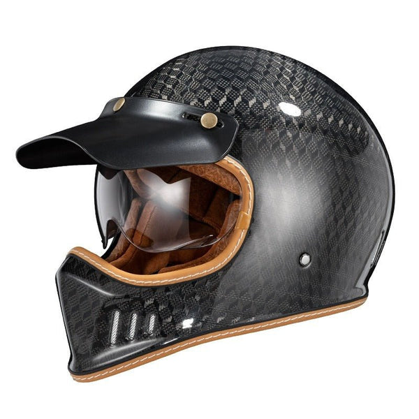 Carbon Fiber Light Open Face IK Motorcycle Helmet